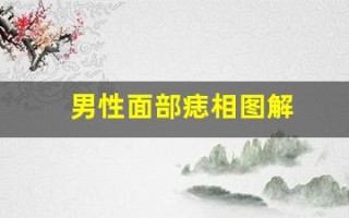 男性面部痣相图解(男性面部痣相图解痣相)