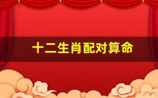 十二生肖配对算命(十二生肖配对最佳婚配表大全) 十二生肖配对算命(十二生肖配对最佳婚配表大全)