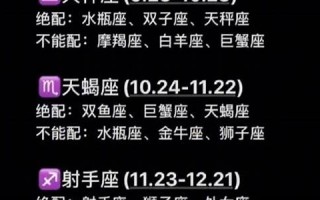 星座配对指数(星座配对查询 星座配对打分)