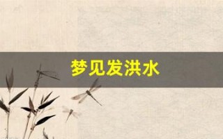 梦见发洪水(梦见发洪水是什么征兆) 梦见发洪水(梦见发洪水是什么征兆)
