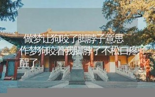 做梦让狗咬(做梦让狗咬了打狂犬疫苗什么意思) 做梦让狗咬(做梦让狗咬了打狂犬疫苗什么意思)