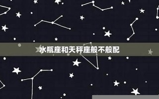 水瓶座与天枰座(水瓶座和天秤座配吗)