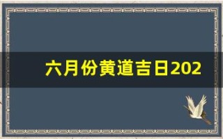 六月份黄道吉日2023年(六月份黄道吉日2023年农历)